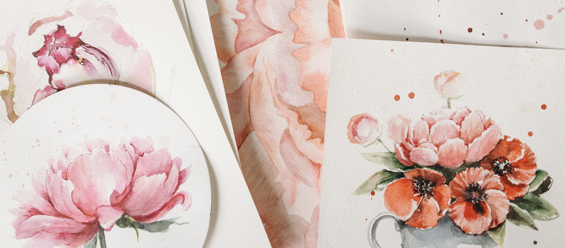 Floral watercolour paintings - how to protect your watercolour painting