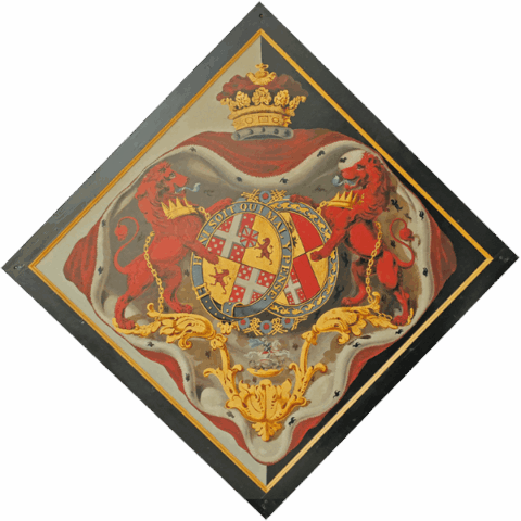 Coat of Arms at Stratfield Saye - Duke of Wellington Oil Painting