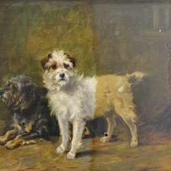 Oil Painting Cleaning - Dog