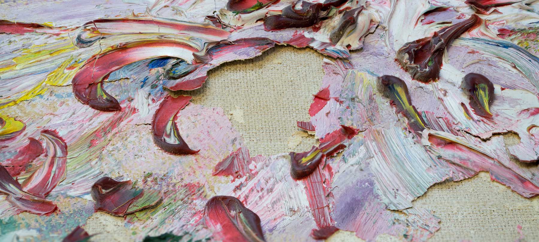 Oil Painting Flaking - Art