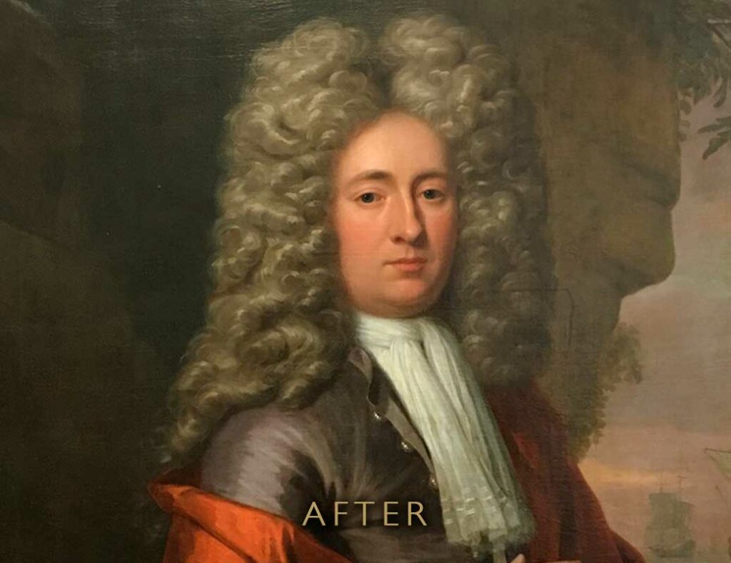 Torn Oil Painting - After