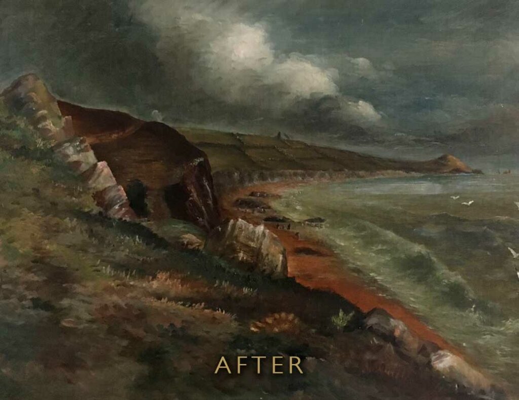 Oil Painting Tear Sea - After