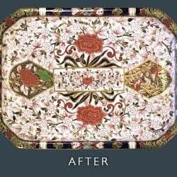 Ceramic Plate Restoration - After