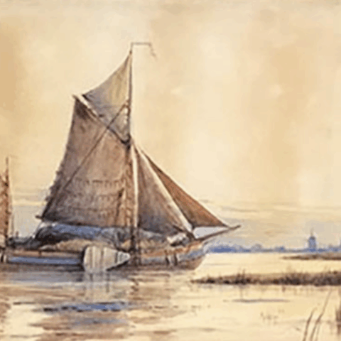 Close up of acid stained artwork on a watercolour