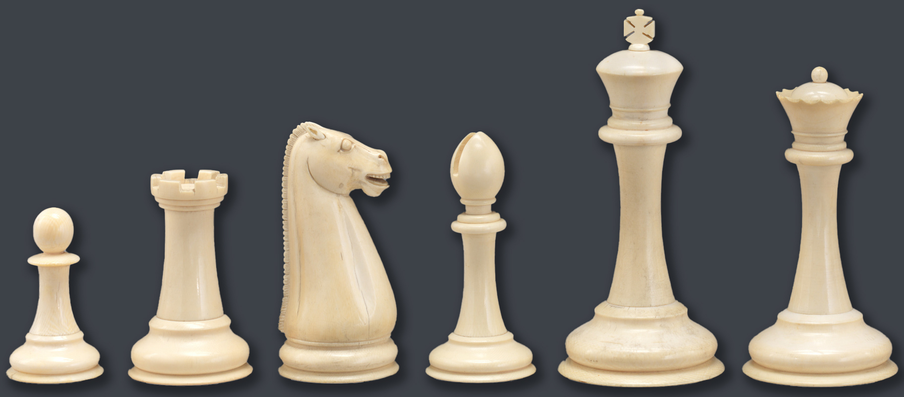 Ivory chess pieces