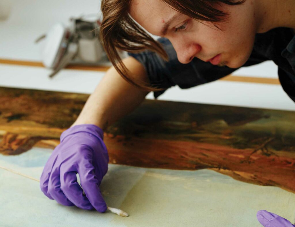 Meet our frames conservator Wiktor Fine Art Restoration Company