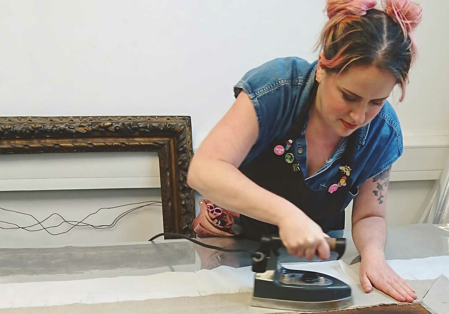 Meet our easel paintings conservator Monica Fine Art Restoration Company