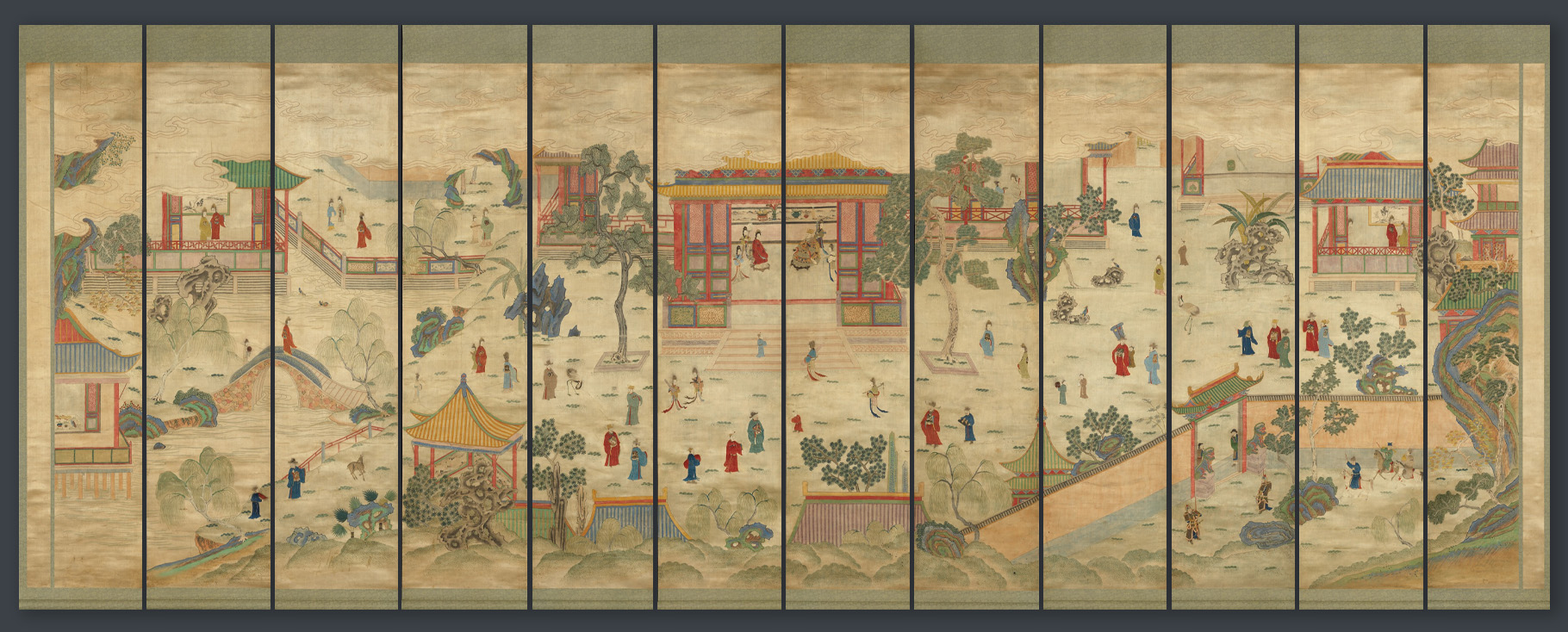 Panoramic chinese panel