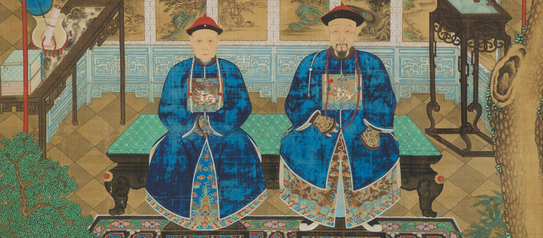 Chinese portrait panel