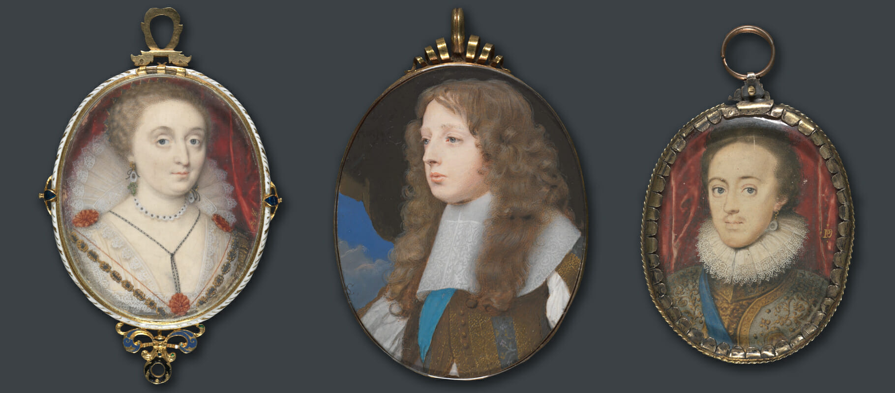 17th century portrait miniatures