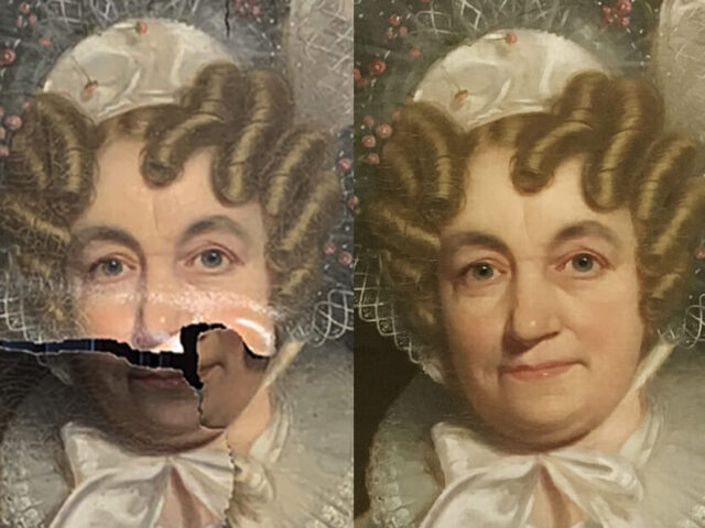 19th Century Portrait Restoration Article