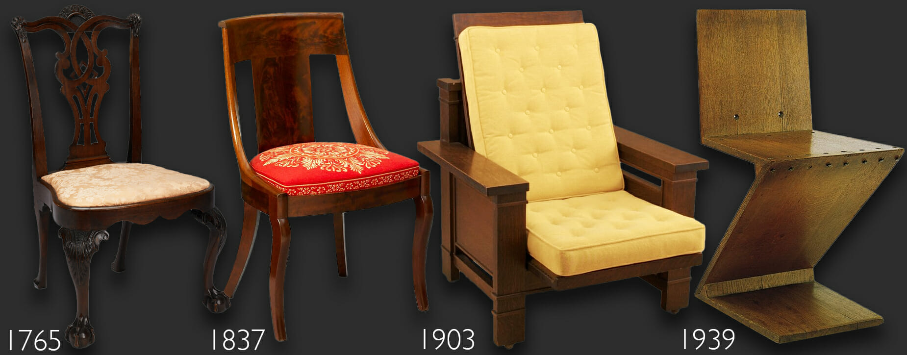 Chairs through time - how to identify antique furniture
