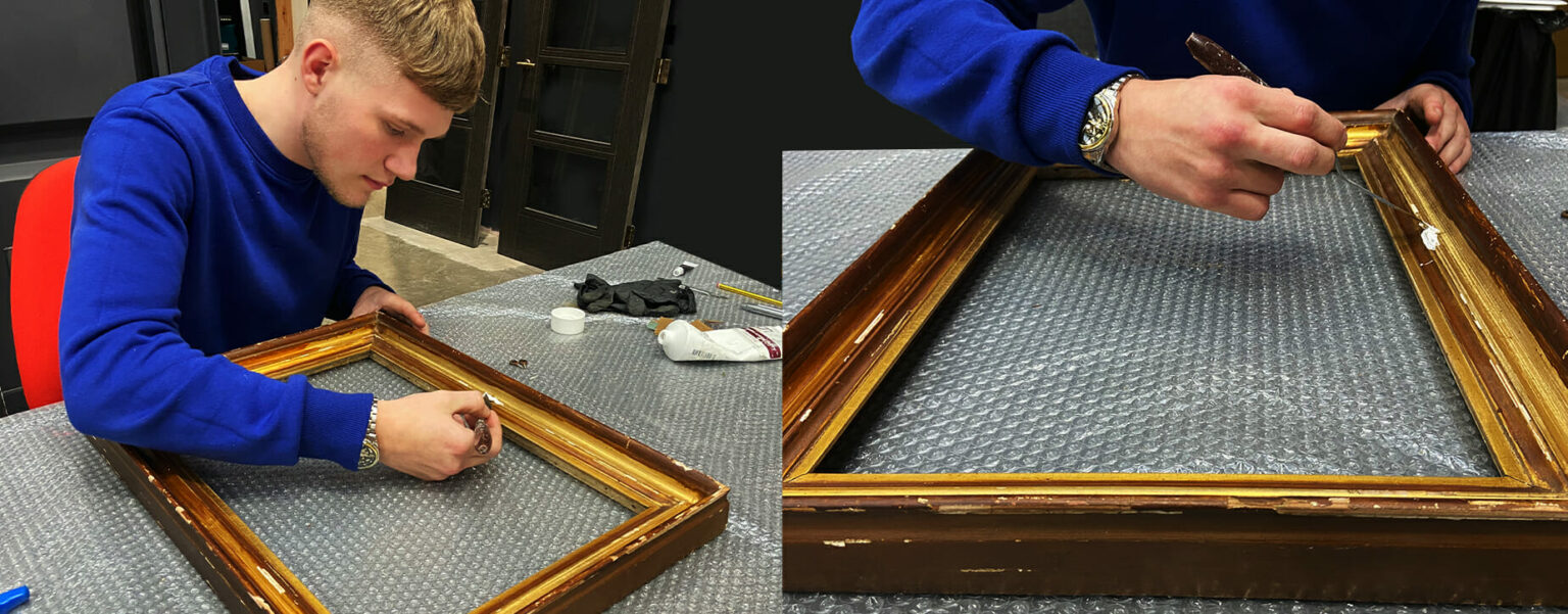 Different routes into art restoration meet our conservation interns
