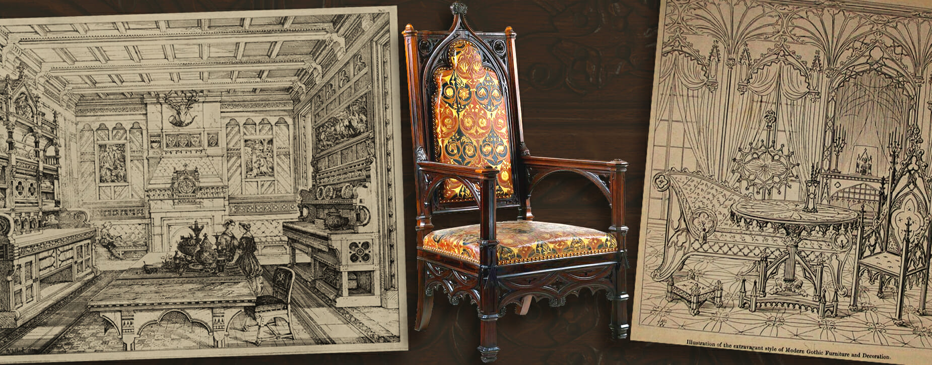 Gothic Revival Furniture 19th century