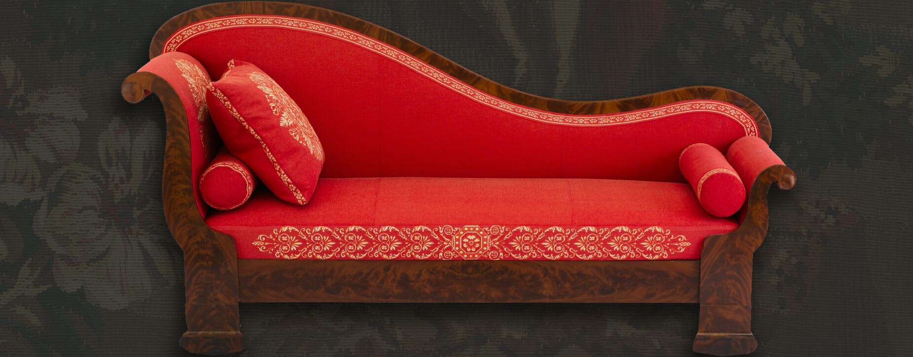 neoclassical furniture settee