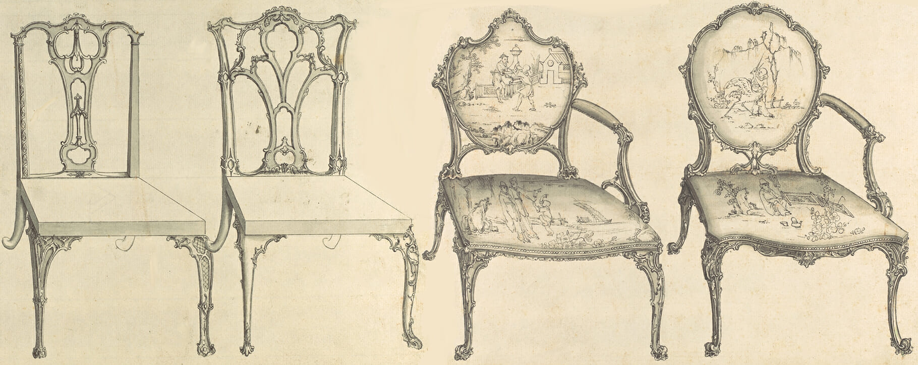 Chippendale Designs 1750