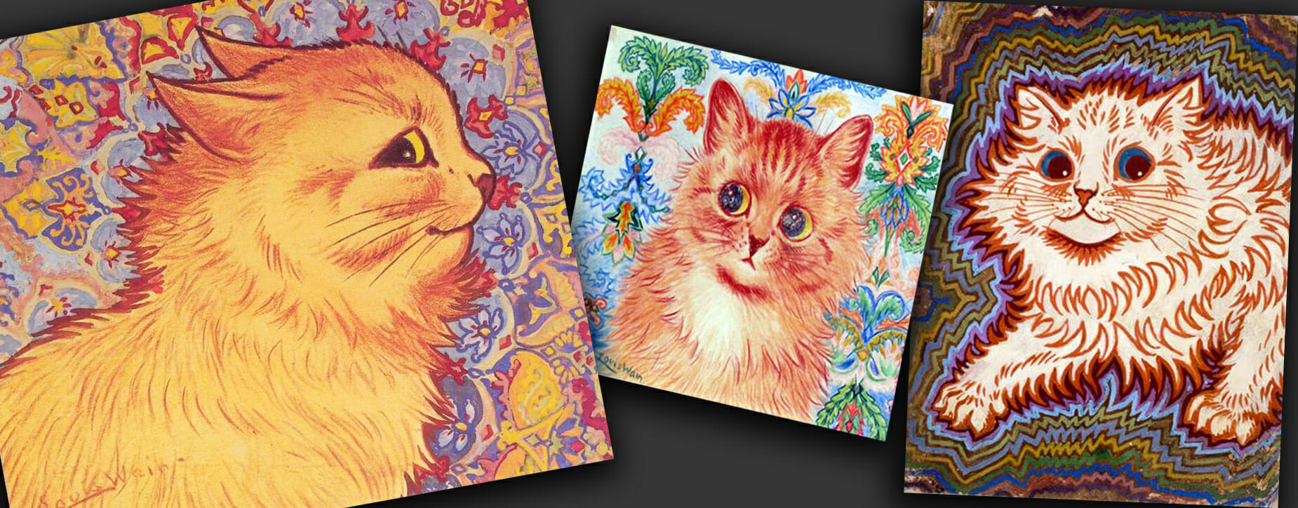 Louis Wain Cats On Paper