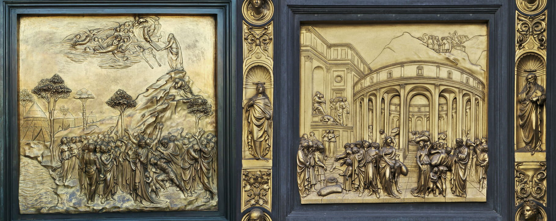 Gates of paradise renaissance bronze