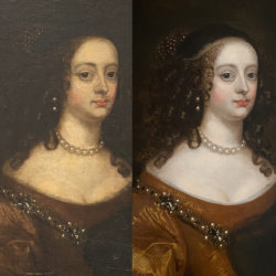 17th century portrait restoration article