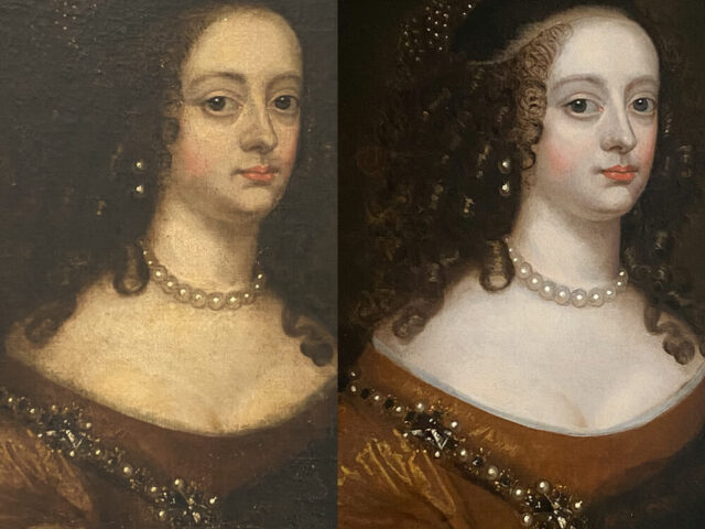 17th century portrait restoration article