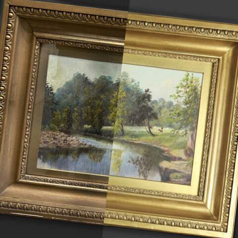 British landscape painting restoration