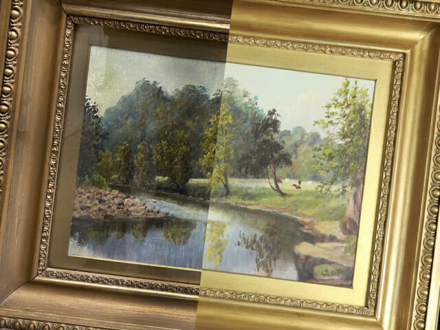 British landscape painting restoration