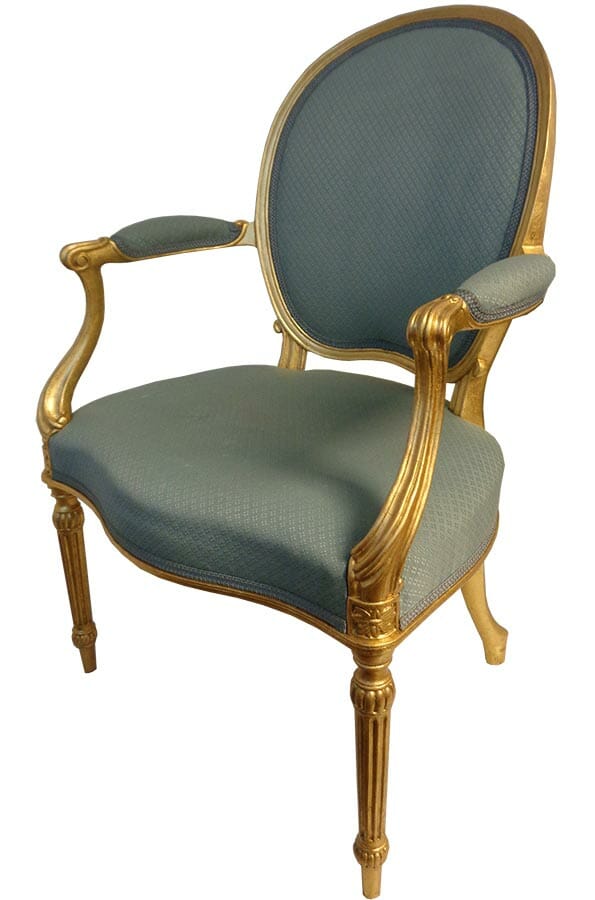 gilded chair