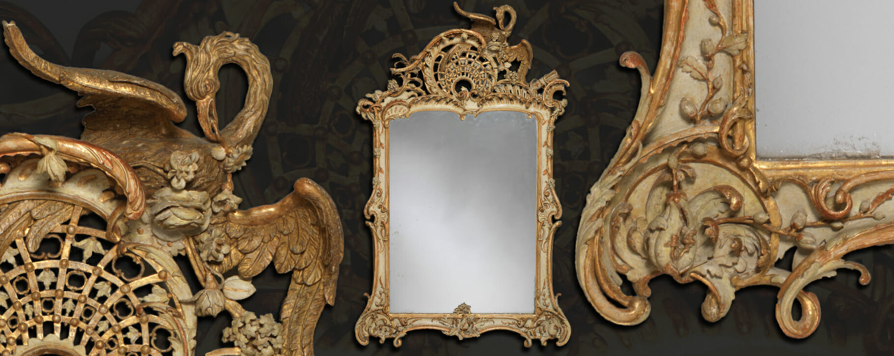 German Rococo Mirror