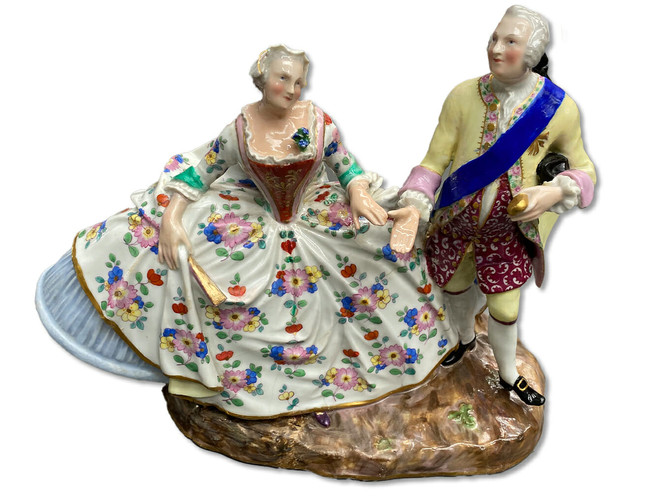 Meissen example after fine bone china repair
