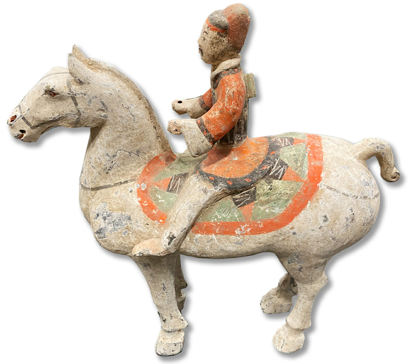 Terracotta Horseman after restoration