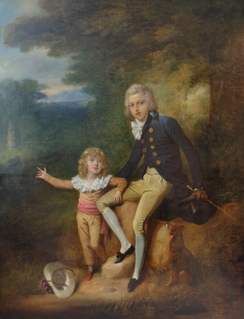 18th century child portrait after