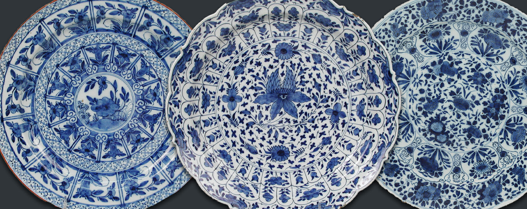 Delft blue plates