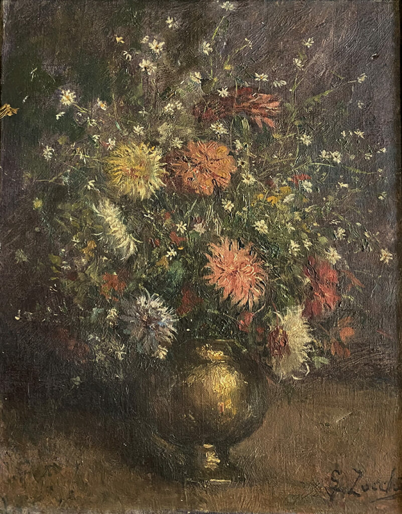 Floral still life before