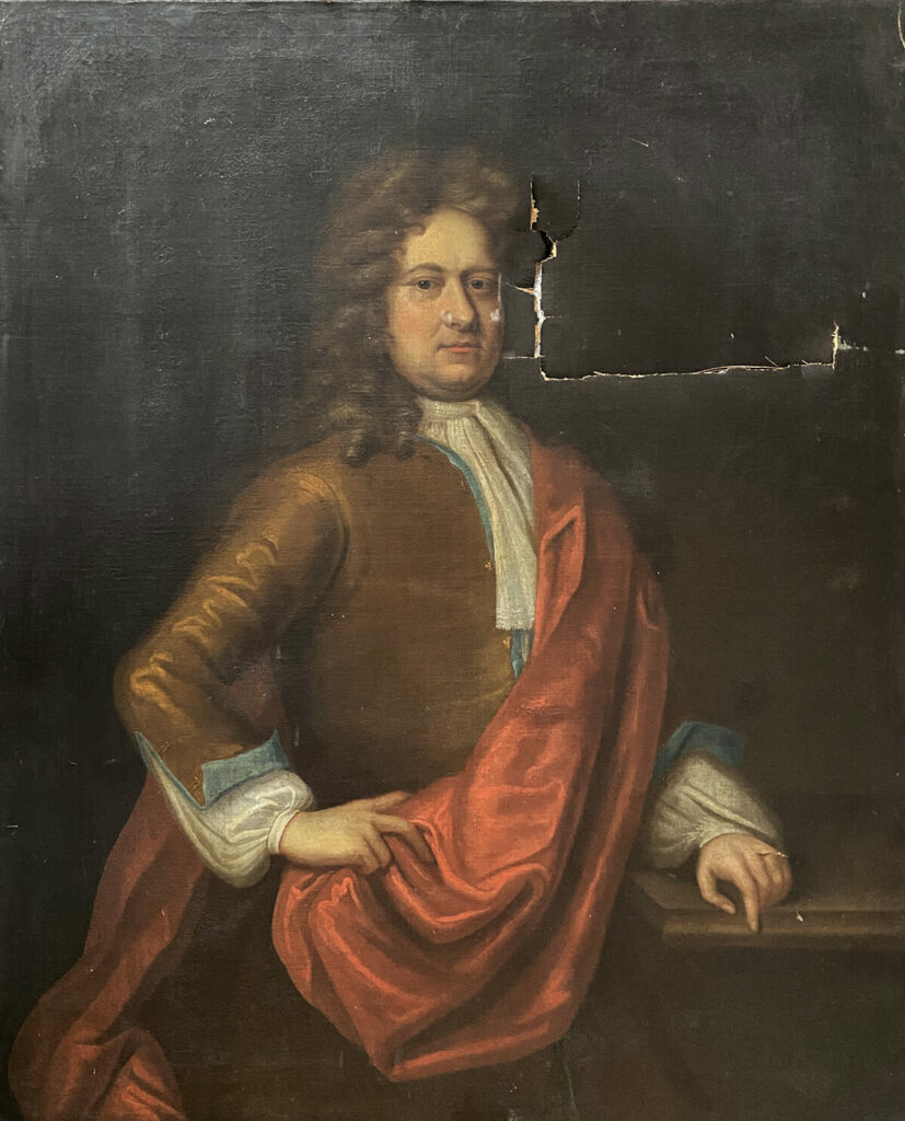Baroque portrait before