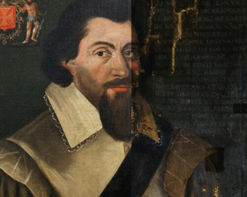 16th century man tear repair