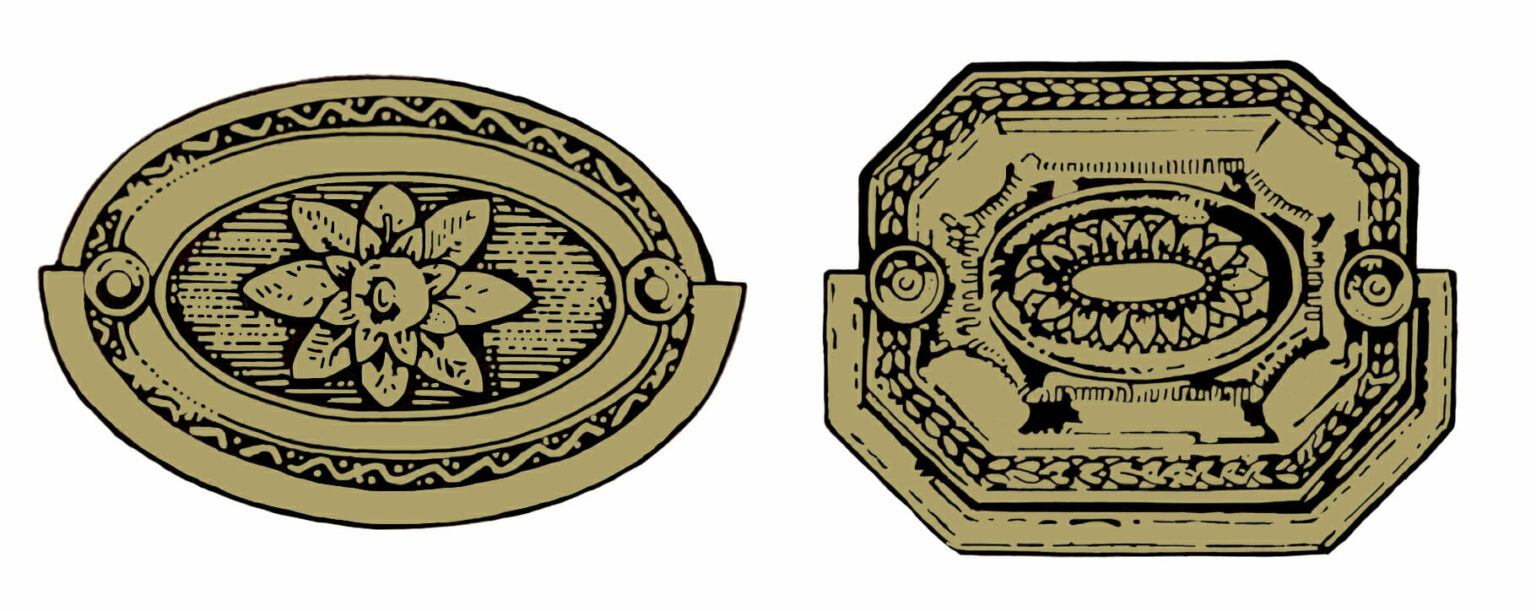 Historic handles analysing brassware to determine furniture age