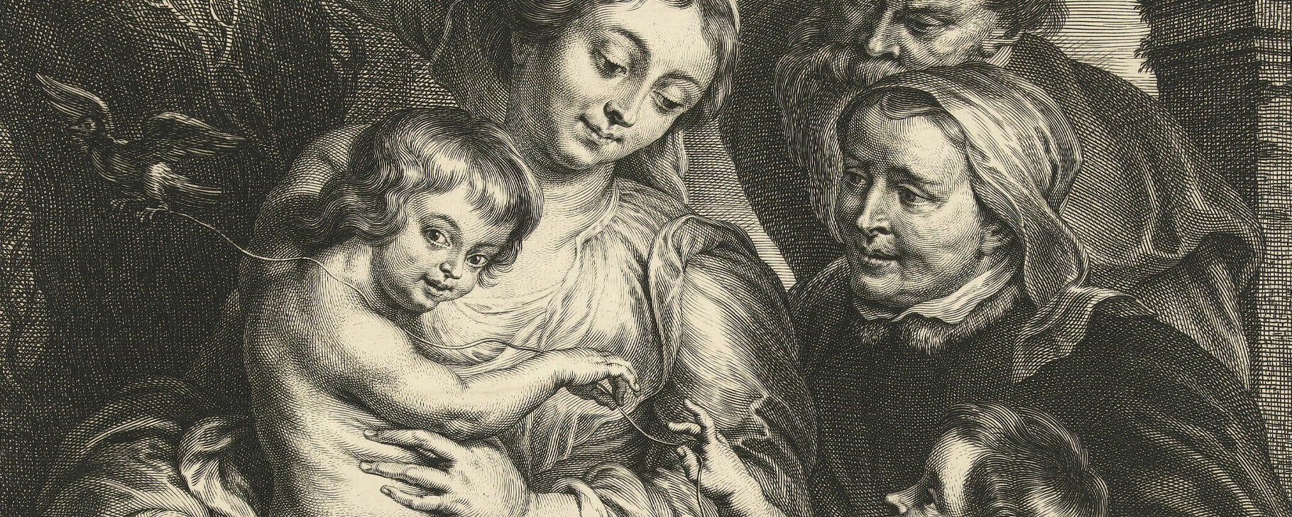 Rubens goldfinch engraving