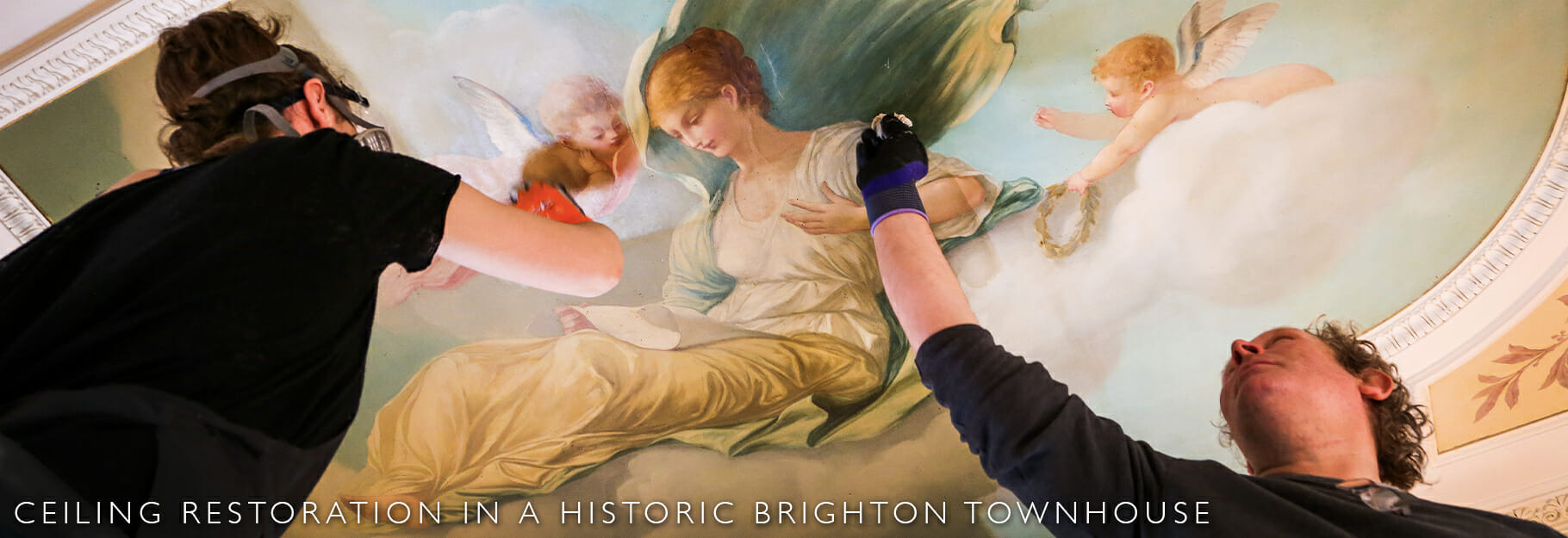 Historic Brighton ceiling restoration