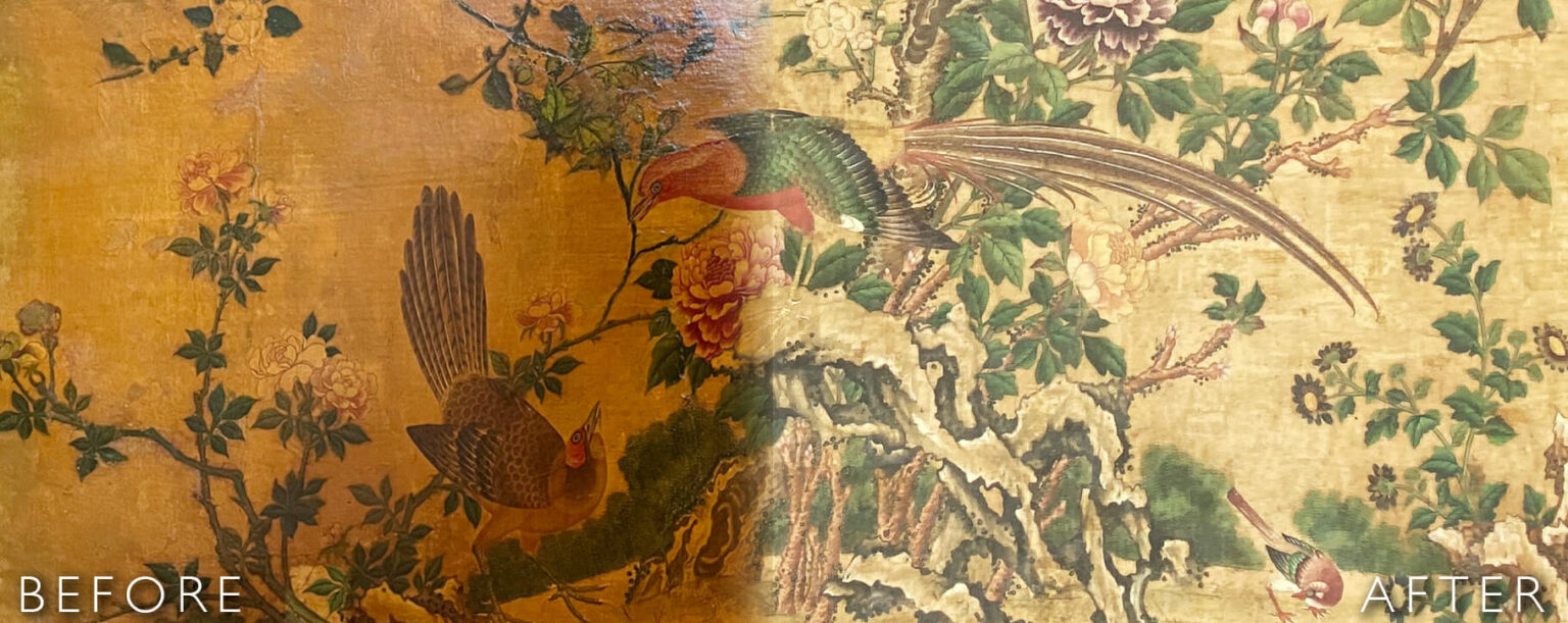 Asian paper restoration Fine Art Restoration Company