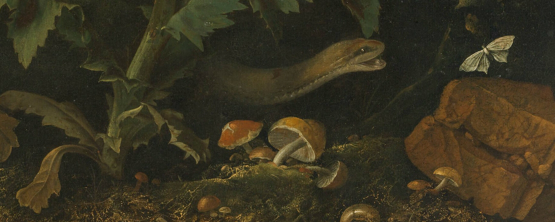 Snake painting detail