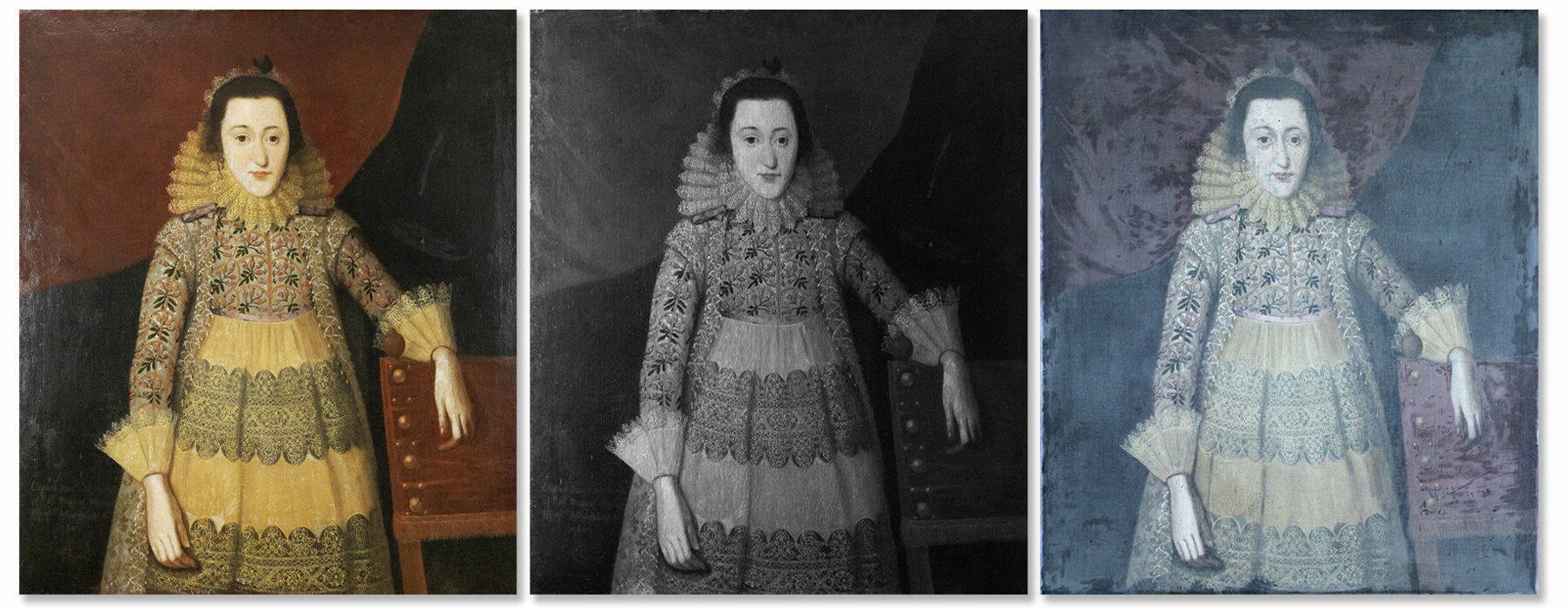 Elizabethan portrait technical imagery