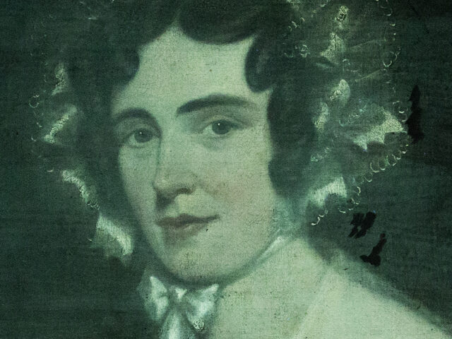 Victorian portrait UV light