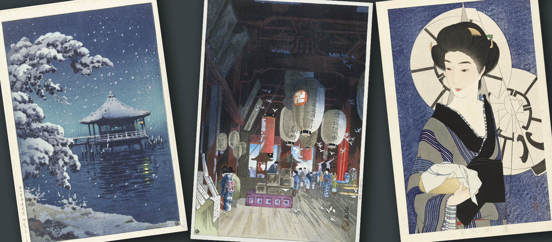 Shin-hanga: Japanese print history, restoration and framing
