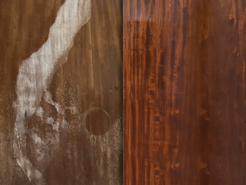 Water damage furniture