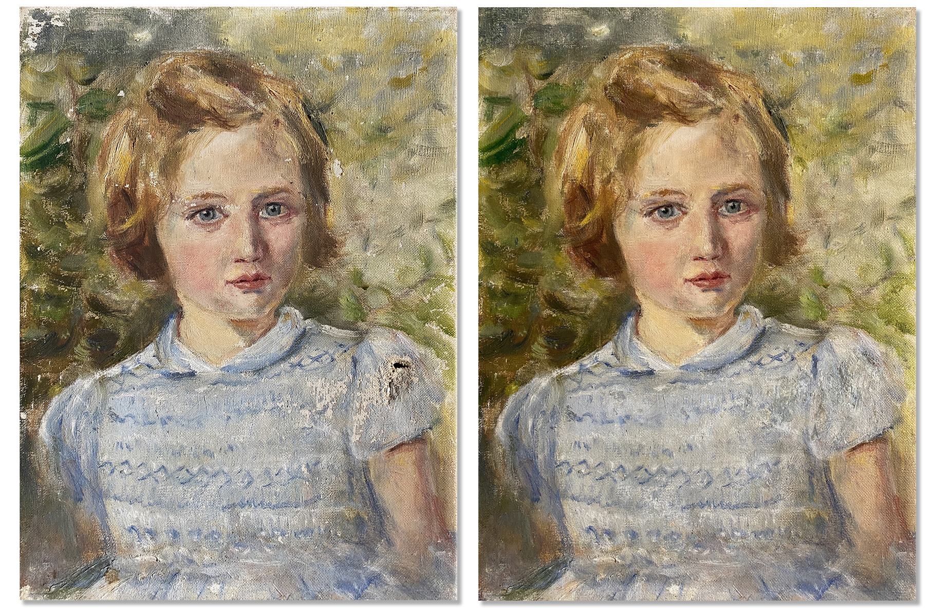 Child portrait restoration