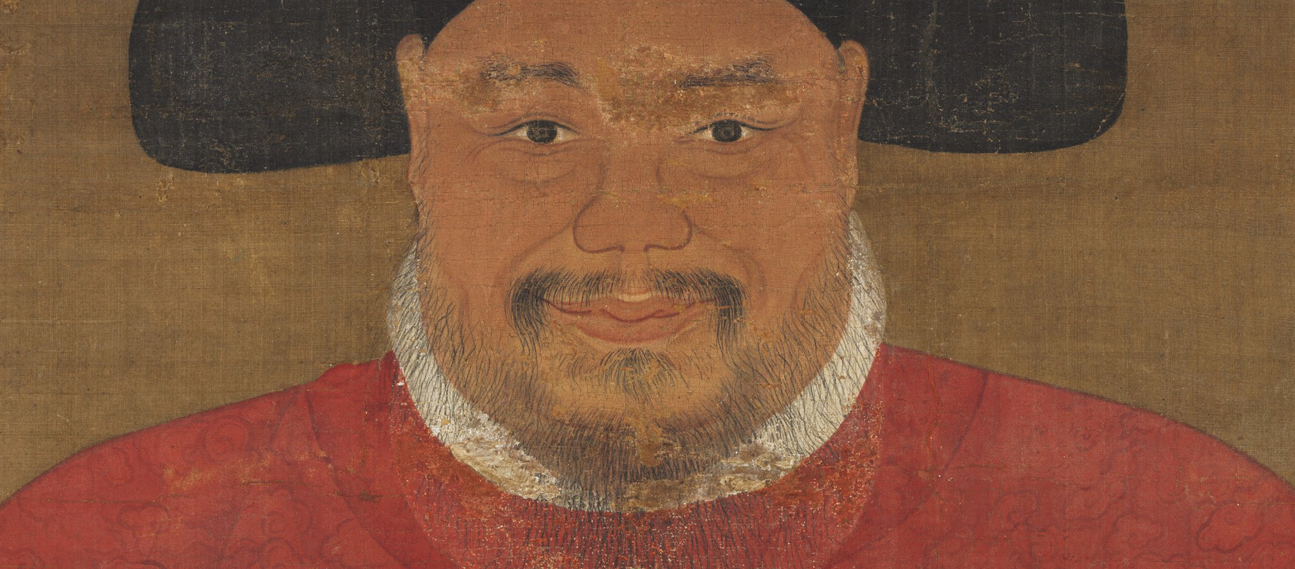 Chinese portrait disturbed pigments