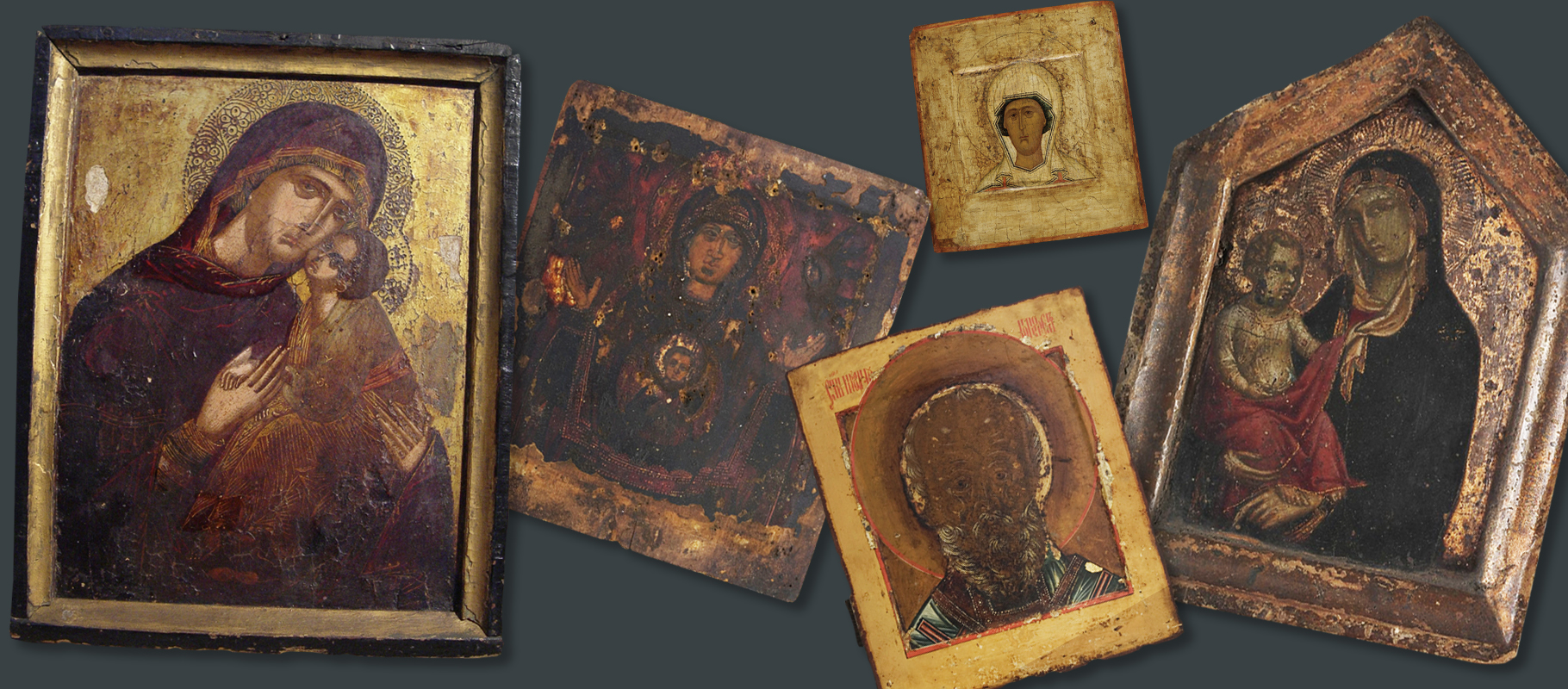 Orthodox icon damage