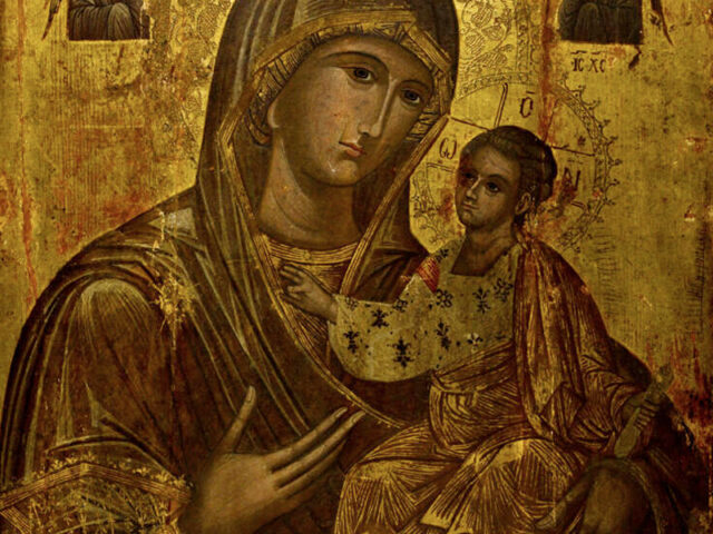 Restoring traditional orthodox art - icon panel