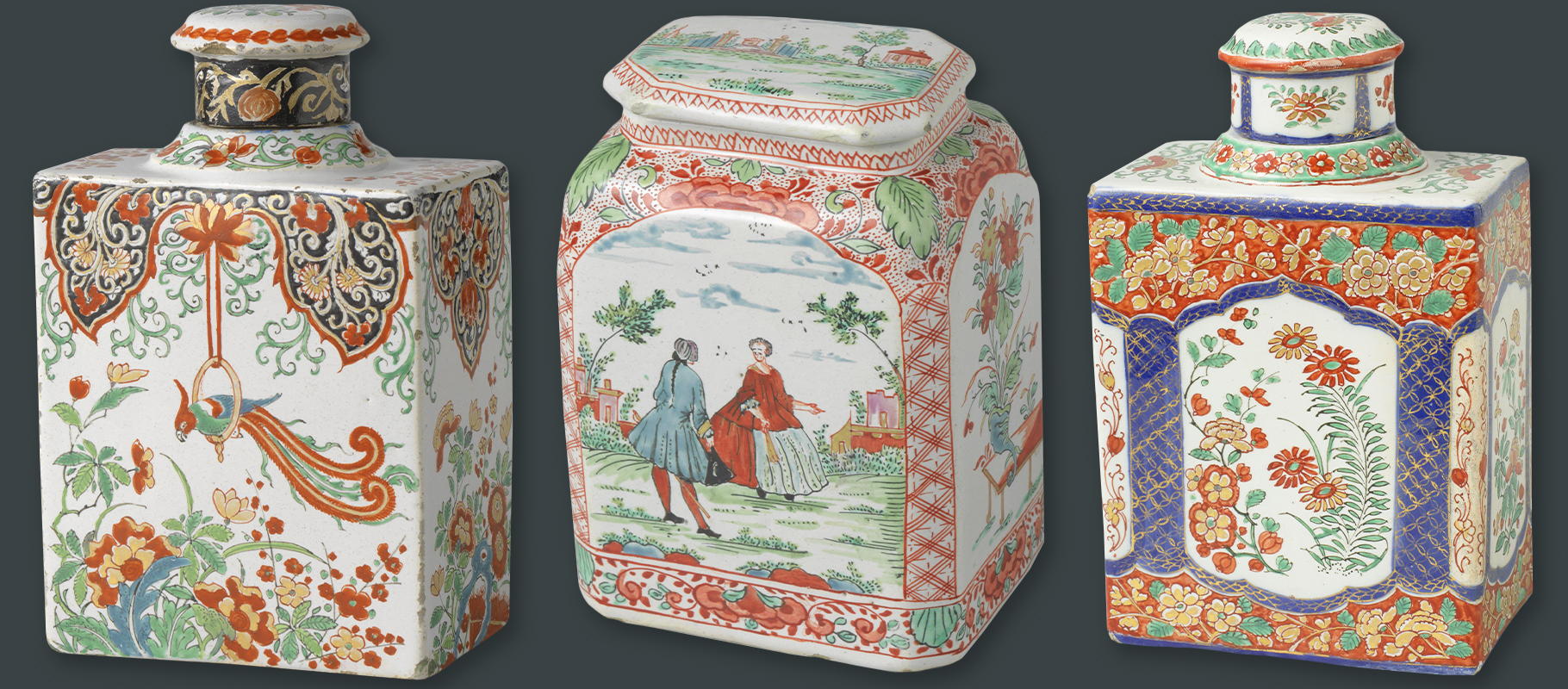 Dutch tea caddy