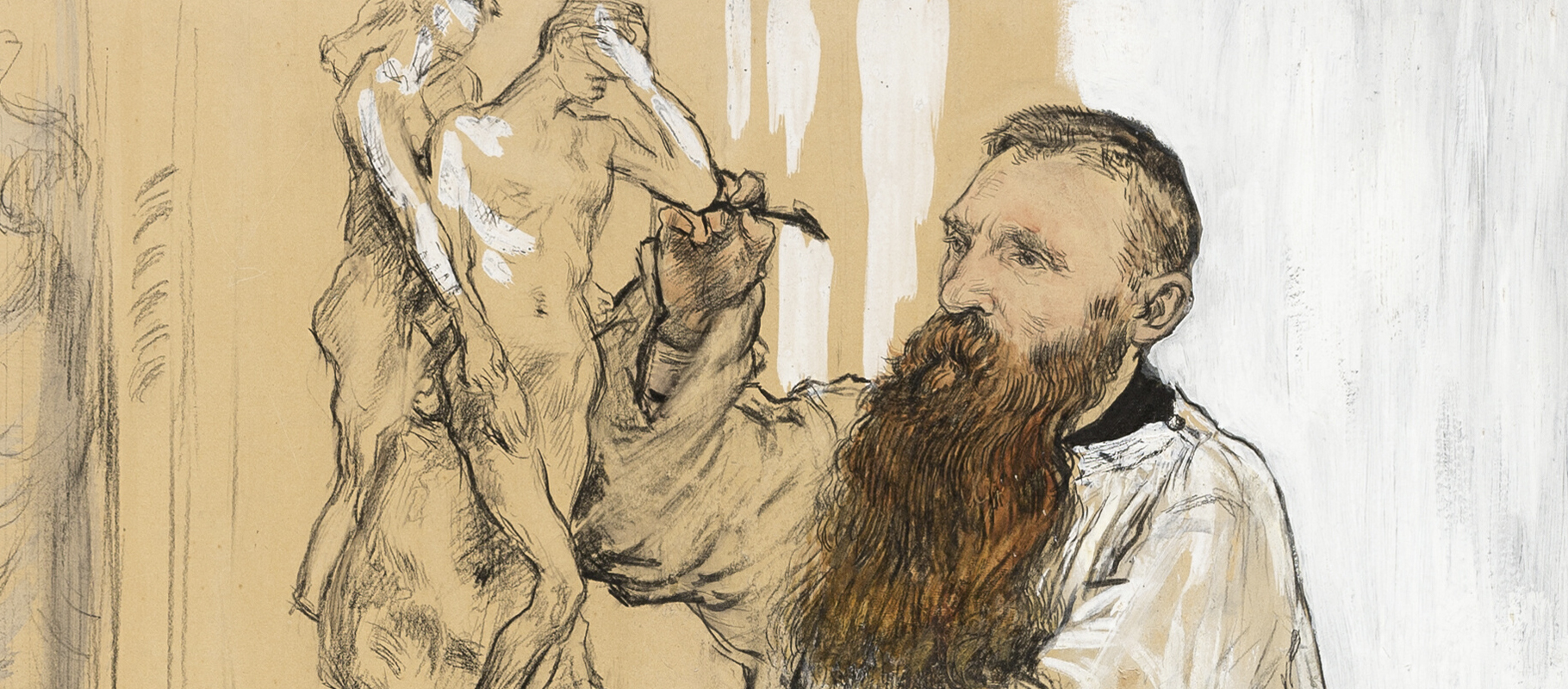 19th century gouache